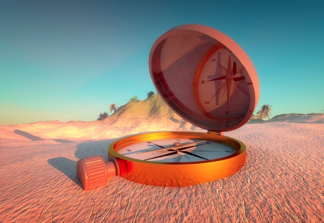 old compass